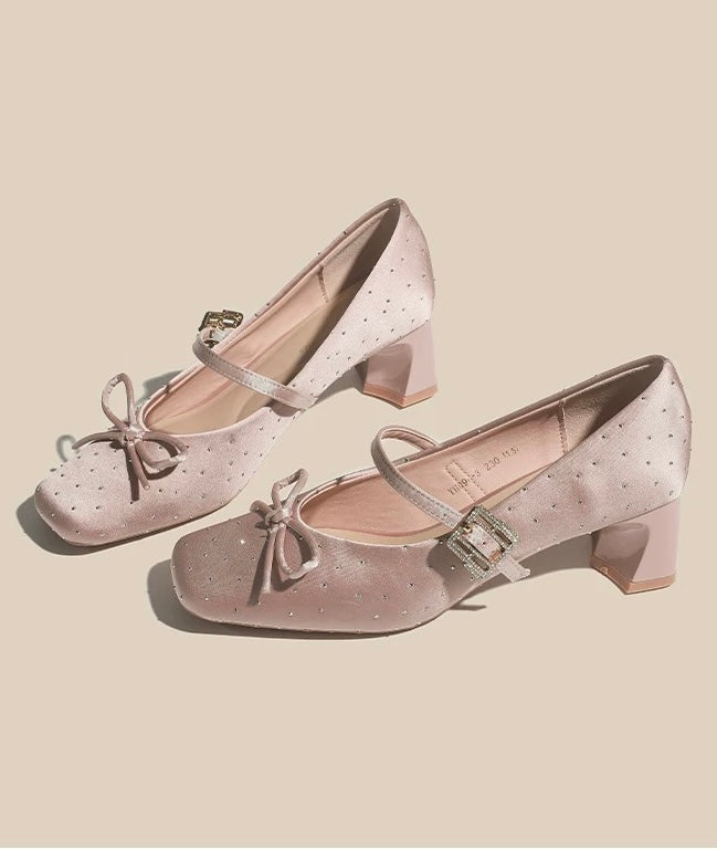 Sparkle Bow Mary Jane Heels