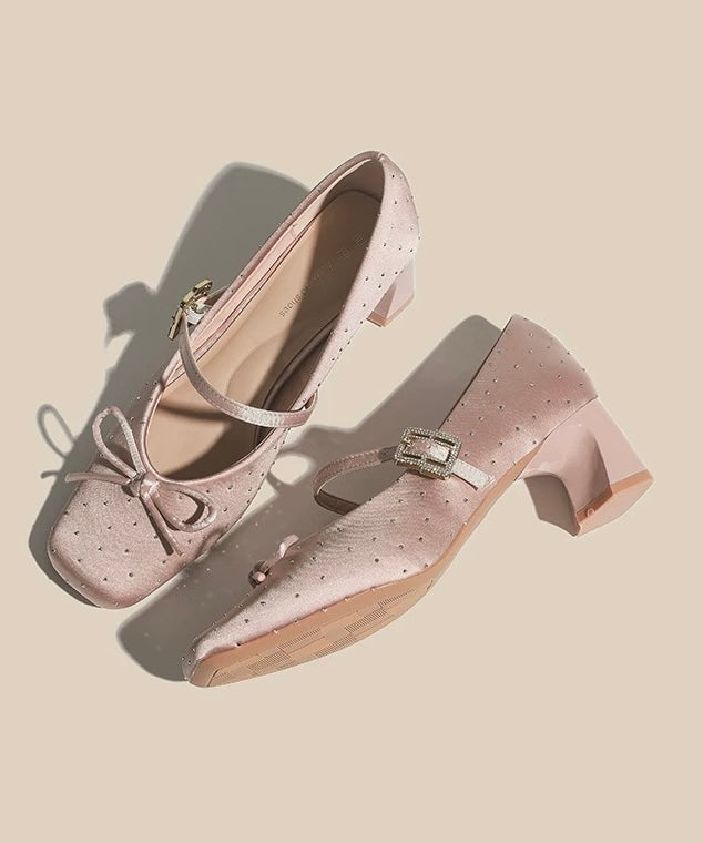 Sparkle Bow Mary Jane Heels