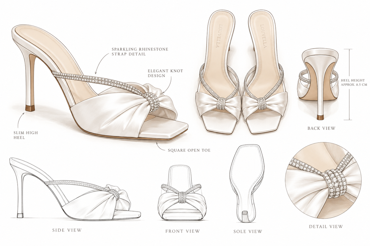 Handcrafted premium footwear designed to make you feel effortlessly beautiful.